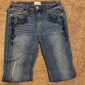 Girls Hudson Embroidered Jeans